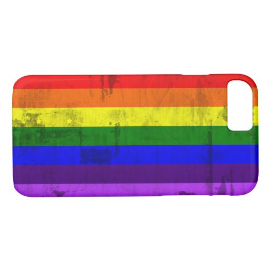 Regenboogvlag Case-Mate iPhone case (Achterkant (Horizontaal))