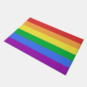 Regenboogvlag Deurmat (Schuin)