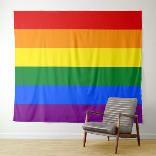 Regenboogvlag Extra Groot LGBT Wandkleed (In Situ (horizontaal))