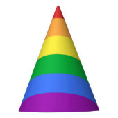 Regenboogvlag Feesthoedjes (Voorkant)