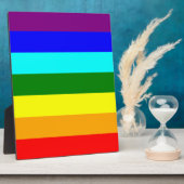 Regenboogvlag Fotoplaat (Zijkant)