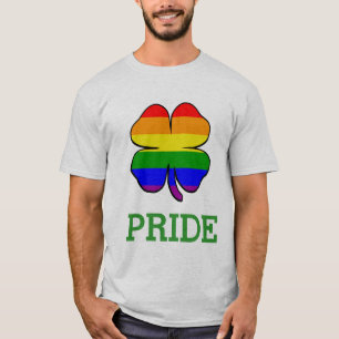 Regenboogvlag Gay Pride Klaver T-shirt