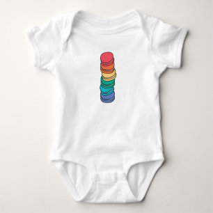 Regenboogvlag Gay Pride Lgbtq Macaron Romper
