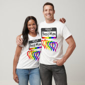 Regenboogvlag Haalt beste naam badge Wedding T-shirt (Unisex)