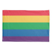 Regenboogvlag Hoesje Kussensloop (Achterkant)