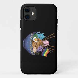 Regenboogvlag Katten Ramen Anime Gay Pride Maand L Case-Mate iPhone Case