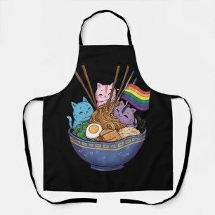 Regenboogvlag Katten Ramen Anime Gay Pride Maand L Schort