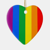 Regenboogvlag Keramisch Ornament (Rechts)