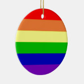 Regenboogvlag Keramisch Ornament (Rechts)