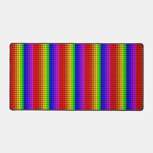 Regenboogvlag Kleuren Gay Plays Design GLBTQ Bureaumat (Voorkant)