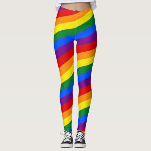 REGENBOOGVLAG KLEUREN strepen + jouw ideeën Leggings