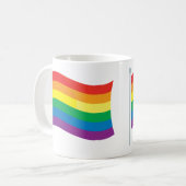 Regenboogvlag Koffiemok (Voorkant links)