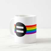 Regenboogvlag Koffiemok (Voorkant links)