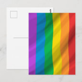 Regenboogvlag LGBT Briefkaart (Voorkant / Achterkant)
