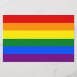 Regenboogvlag (LGBT) Briefpapier