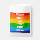 Regenboogvlag LGBT Cadeautas - Pride-feestgeschenk Bedankzakje (Voorkant)