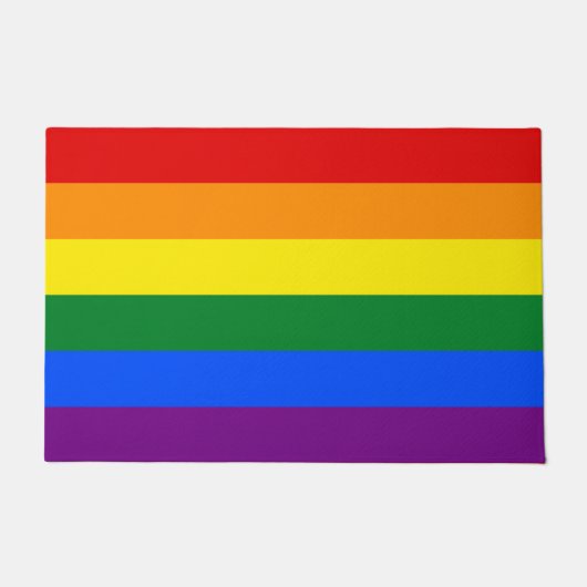 Regenboogvlag (LGBT) Deurmat (Voorkant)