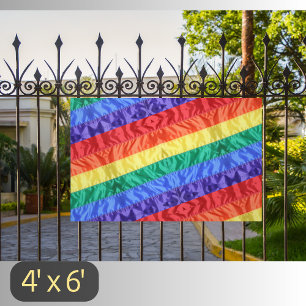 Regenboogvlag LGBT gay pride regenboogstrepen LGBT Spandoek
