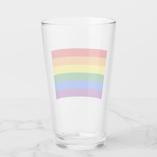 Regenboogvlag (LGBT) Glas (Achterkant)