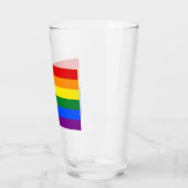 Regenboogvlag (LGBT) Glas