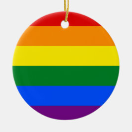 Regenboogvlag (LGBT) Keramisch Ornament