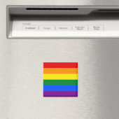 Regenboogvlag (LGBT) Magneet (Insitu (Vaatwasser))