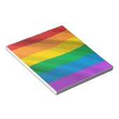 Regenboogvlag LGBT Notitieblok (Schuin)