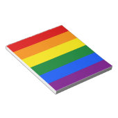 Regenboogvlag (LGBT) Notitieblok (Schuin)
