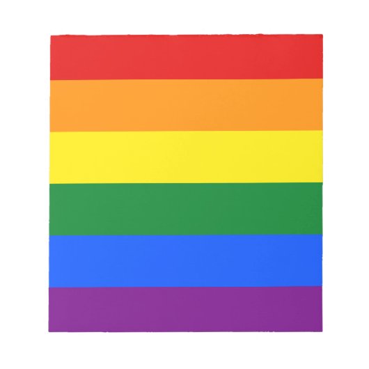 Regenboogvlag (LGBT) Notitieblok (Voorkant)