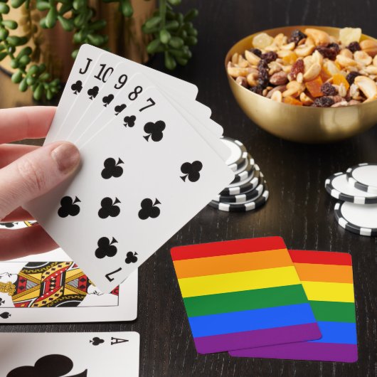 Regenboogvlag (LGBT) Pokerkaarten (Insitu)