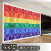 Regenboogvlag Lgbt Regenboog Pride Lesbisch Homore Spandoek