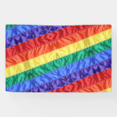 Regenboogvlag LGBT regenboog streept homoseksuele Spandoek (Horizontaal)