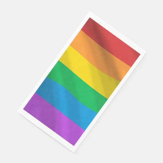 Regenboogvlag LGBT Servet (Hoek)