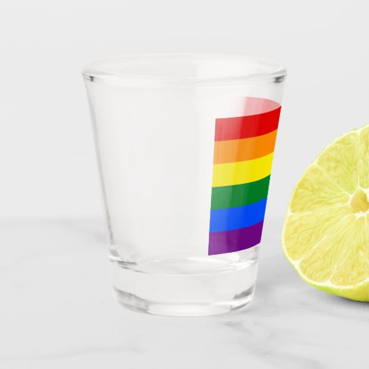 Regenboogvlag (LGBT) Shot Glas (Links)