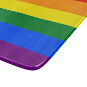Regenboogvlag (LGBT) Snijplank (Hoek)
