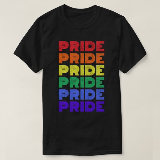 Regenboogvlag (LGBT) T-shirt (Design voorkant)