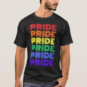 Regenboogvlag (LGBT) T-shirt (Voorkant)