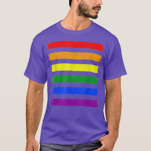 Regenboogvlag LGBTQ Gay Pride LGBT Equality Queer T-shirt