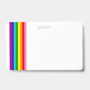 Regenboogvlag LGBTQIA Gay Pride Horizontale Badge