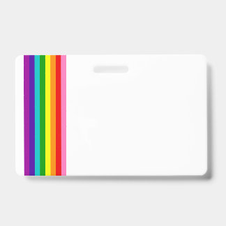 Regenboogvlag LGBTQIA Gay Pride Horizontale Badge