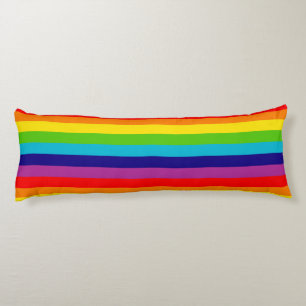Regenboogvlag lichaamskussen