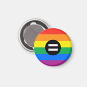 Regenboogvlag Magneet (Voorkant / Achterkant)