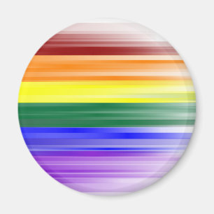 Regenboogvlag Magnet (Ronde)