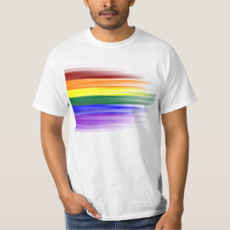 Regenboogvlag Mannen T-shirts (voorontwerp)