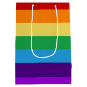 Regenboogvlag Medium Cadeauzakje (Achterkant)