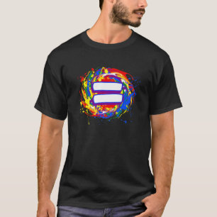 Regenboogvlag met glimlach - LGBT T-shirt