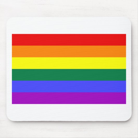 Regenboogvlag Muismat (Voorkant)