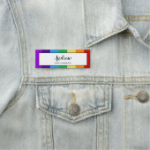 Regenboogvlag Naamplaatje (In situ)