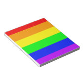 Regenboogvlag Notitieblok (Schuin)