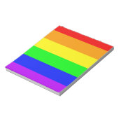 Regenboogvlag Notitieblok (Linkerzijde)
